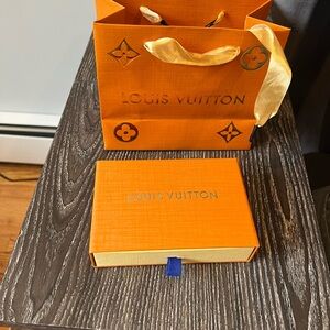 Louis Vuitton bracelet box & small gift bag. NOTE it is a box and gift bag only.